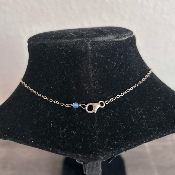 925 Sterling Silver | Turtle & Sea Stone | Pendant Necklace - Picture 6 of 8